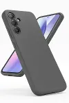 Samsung Galaxy A24 4G Kılıf First Silikon - Gri-1