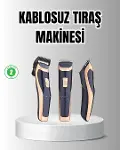 Uni Şarjlı Saç ve Sakal Tıraş Makinesi – Ayarlanabilir Tarak Başlıkları, Sessiz Motor-1