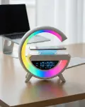 Bluetooth Hoparlör RGB Aydınlatmalı USB TF Kart FM Özellikli-1