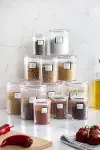 12'li Barok Yuvarlak 3 Boy Kavanoz Seti & Saklama Kabı & Erzak Kabı (4*2000 ML, 4*1000 ML, 4*500 ML)-2