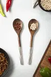 Akasya 2 Li Servis Kaşığı & Sunum Kaşığı & Salata Servis Seti-2