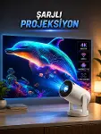 Taşınabilir Sinema Oyun Projektörü Akıllı Projeksiyon Android 11-1