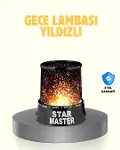 LED Renk Değiştiren Yıldız Projektör Galaxy Efektli Gece Lambası-1