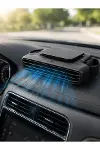 USB Şarjlı Araç Boyun Soğutucu Fan 5 Kademeli Sessiz Çalışan Turbo Fan-2