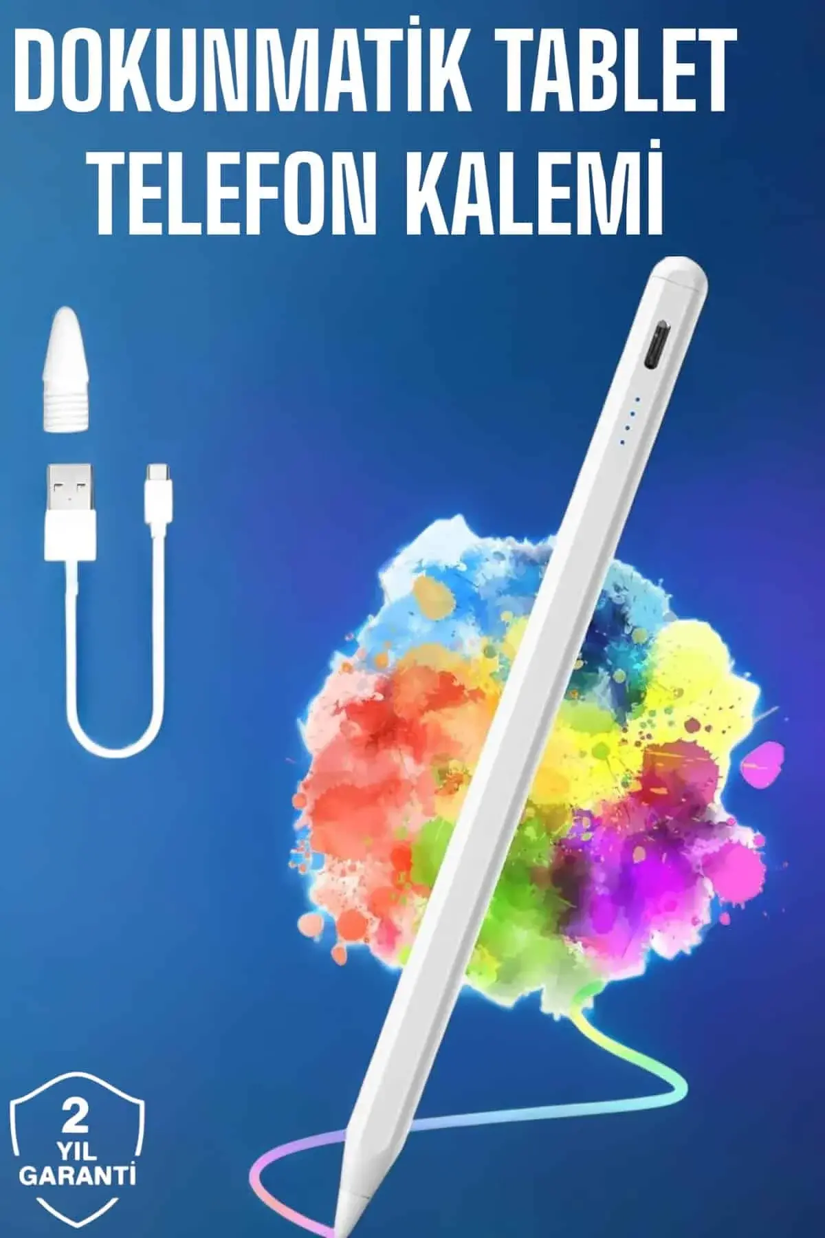 Tablet Kale iOS Android Windows Uyumlu Yedek Uçlu Universal Çizim Kale