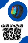 Akıllı Saat Sağlık Takibi Kalp Atışı Adımsayar Ultra Yeni Nesil nefes Egzersizi-2