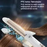 Saç Düzleştirici Serak Kaplama 180° Sıcaklık - 2 Kademeli 360°KABLO=1.8MT SHD-1730-2
