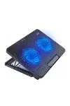 Çift Fanlı Sessiz Laptop Soğutucu 17 İnç Uyumlu Yükseltici Stand-3