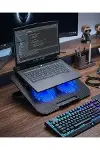 Çift Fanlı Sessiz Laptop Soğutucu 17 İnç Uyumlu Yükseltici Stand-1