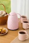 1 Lt Akrilik Soft Pembe Çay Termosu 12 Saat Sıcak 24 Saat Soğuk-1