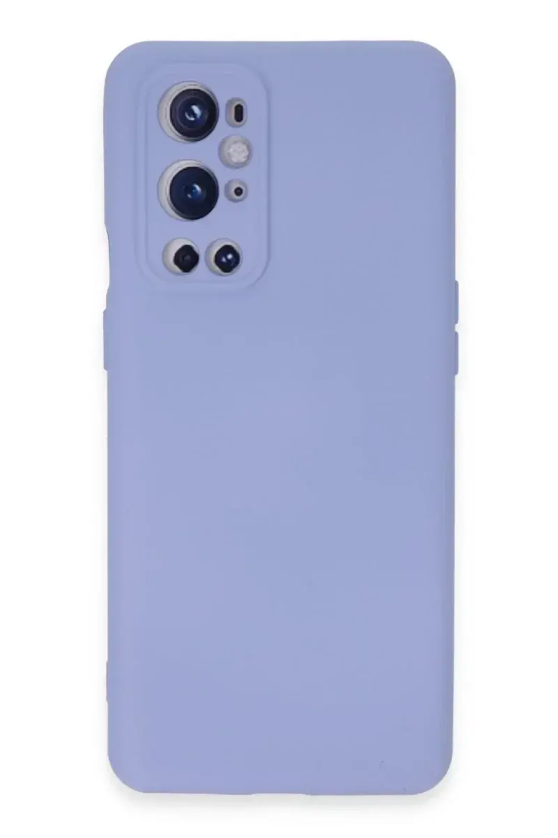 One Plus 9 Pro Kılıf Nano içi Kadife Silikon - Mavi
