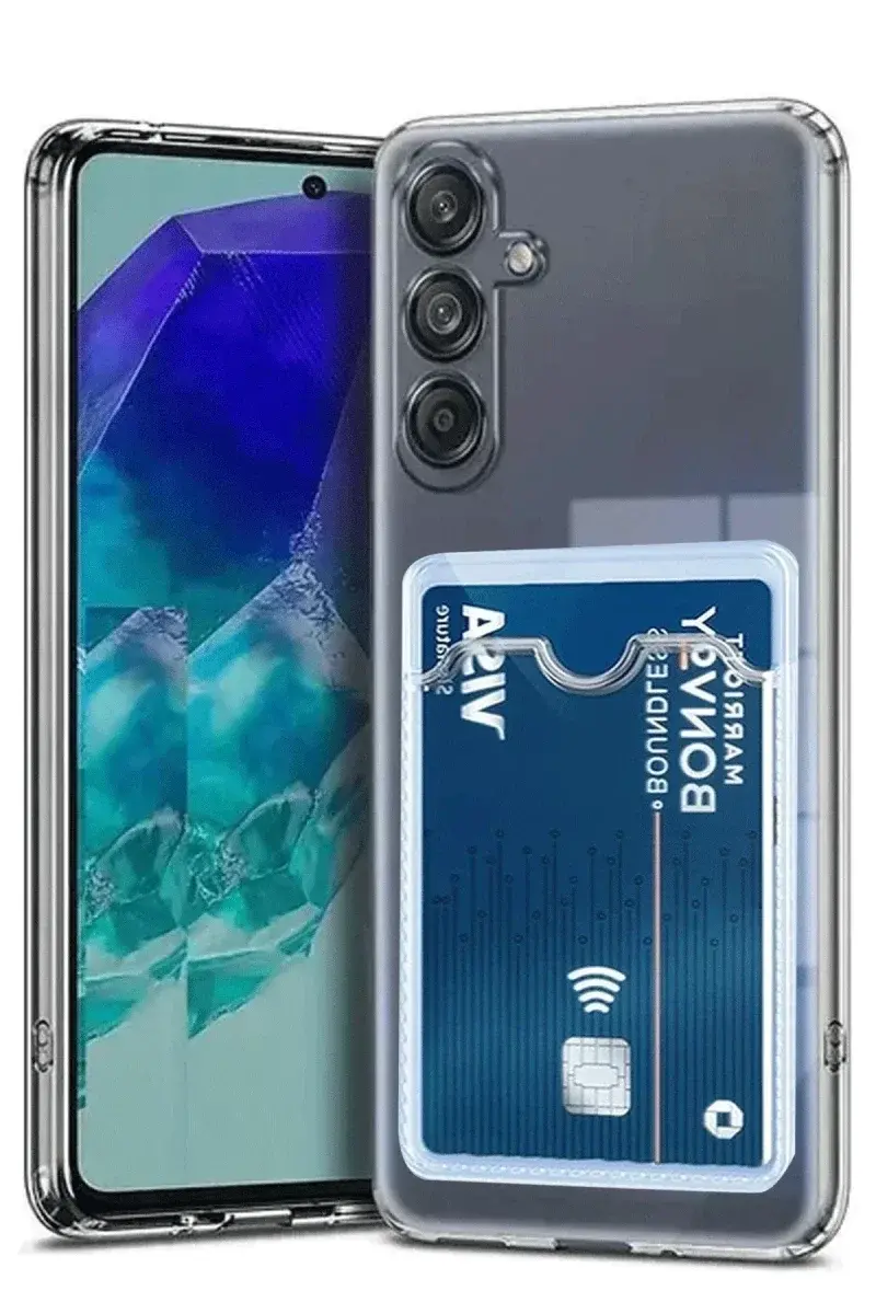 Samsung Galaxy A17 5G Kart Şeffaf Silikon - Şeffaf