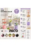 Cam 1000ML Matara - Suluk Bambu Kapak - Sızdırmaz Silikonlu Çelik Pipet Koruyucu Silikon Altlık - Kı-3