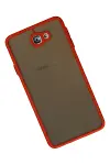 Samsung Galaxy J7 Prime Kılıf Montreal Silikon Kapak - Kırmızı-2