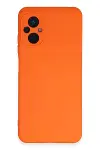 Xiao Poco M5 Kılıf Nano içi Kadife Silikon - Turuncu-2