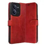 Xiao Red 15c 4g Trend S Plus Kapaklı Kılıf - Kırmızı-1