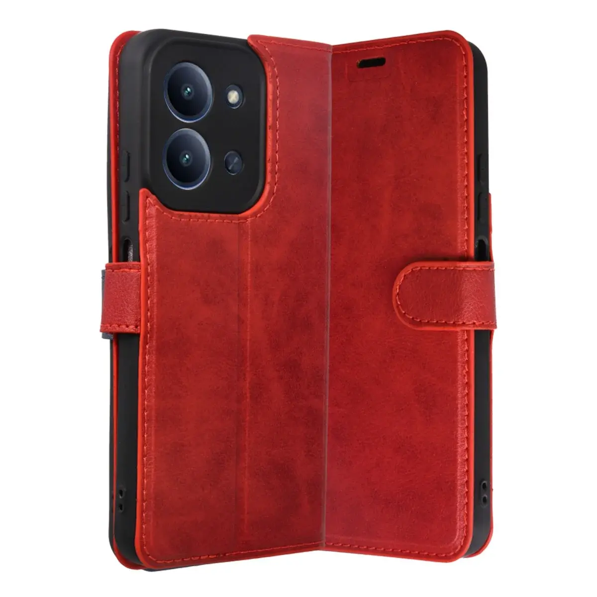 Xiao Red 15c 4g Trend S Plus Kapaklı Kılıf - Kırmızı