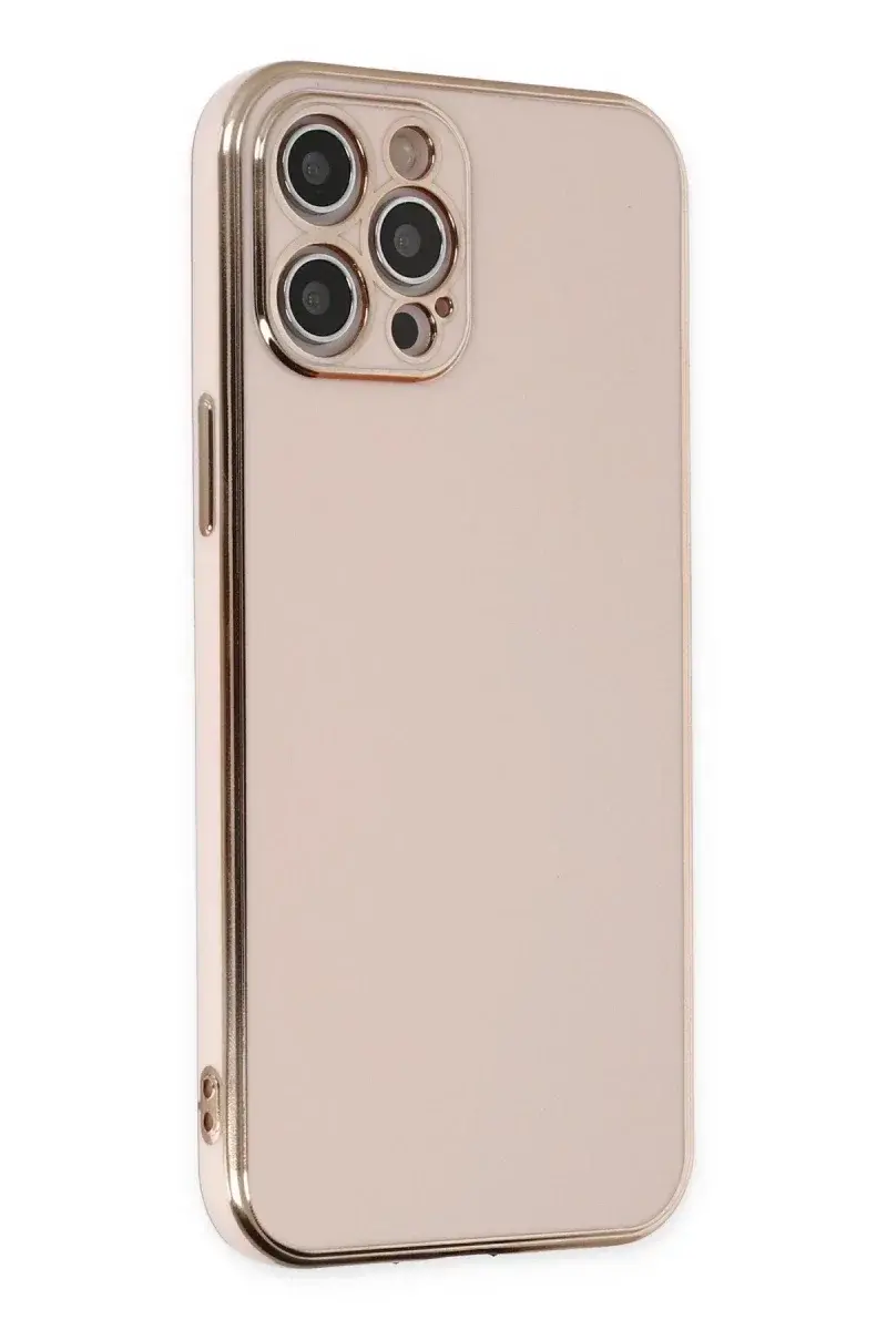 Apple iPhone 12 Pro Kılıf Volet Silikon - Pembe
