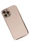 Apple iPhone 12 Pro Kılıf Volet Silikon - Pembe-3