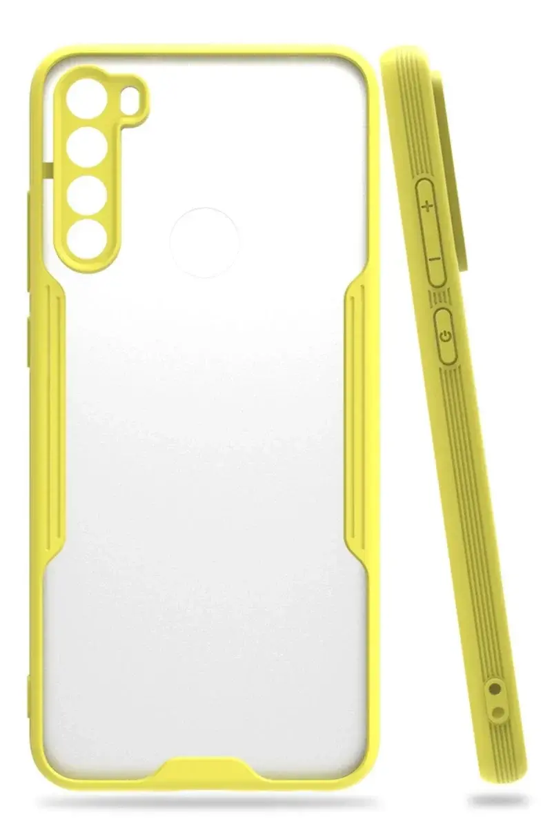 Xiao Red Note 8 Kılıf Platin Silikon - Sarı