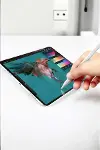 Tablet Kale Stylus Pen Dokunmatik Kalem Android Ve İOS Uyumlu Şarjlı-4