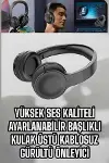Kablosuz Bluetooth Kulaklık ANC/ENC Destekli Kulak Üstü Yüksek Ses Kaliteli-1