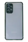 Samsung Galaxy A72 Kılıf a Şeffaf Silikon - Koyu Yeşil-2