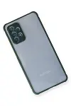 Samsung Galaxy A72 Kılıf a Şeffaf Silikon - Koyu Yeşil-3
