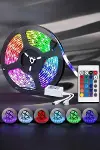 Led Işık 5 Metre Şerit Led RGB Işıklı-3