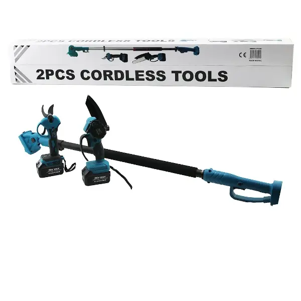 BN-5 CORDLESS TOOLS LTJ-6A ZZ-01 2 PCS SET 6" BUDAMA DAL KESME TESTERE=ŞARJLI--YAĞSIZ - ZİNCİRLİ + Ş