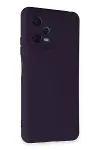 Xiao Red Note 12 5G Kılıf Nano içi Kadife Silikon - Mor-1