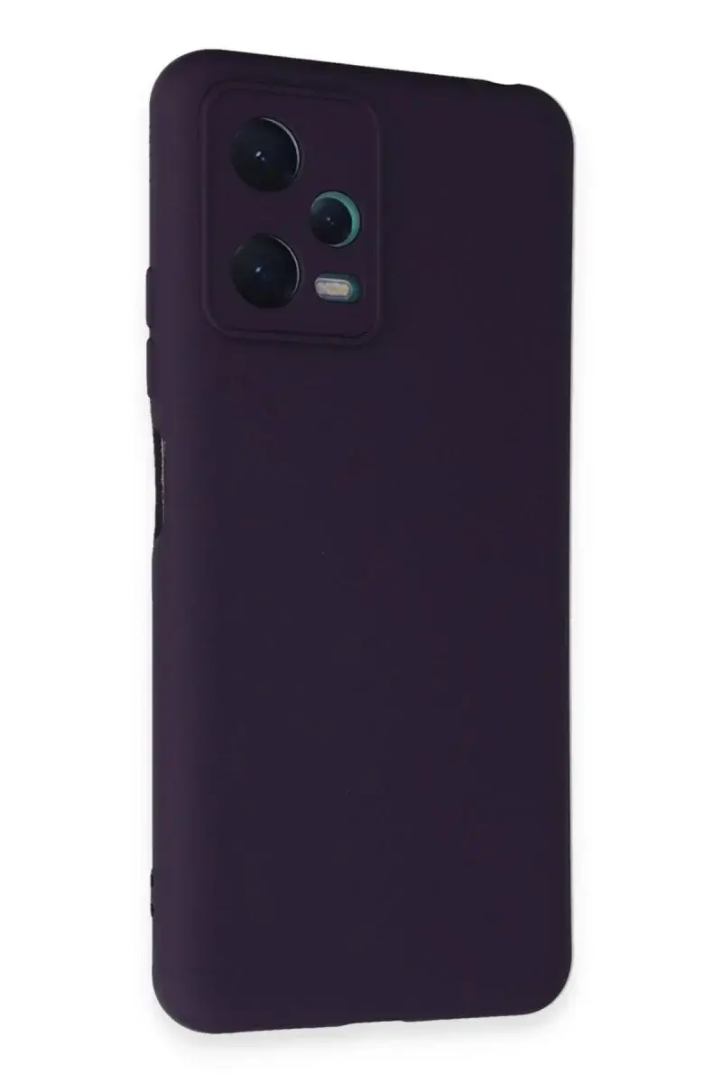 Xiao Red Note 12 5G Kılıf Nano içi Kadife Silikon - Mor
