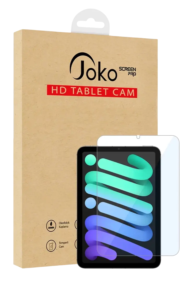 Joko Apple iPad Mini 5 HD Tablet Cam Ekran Koruyucu - Şeffaf