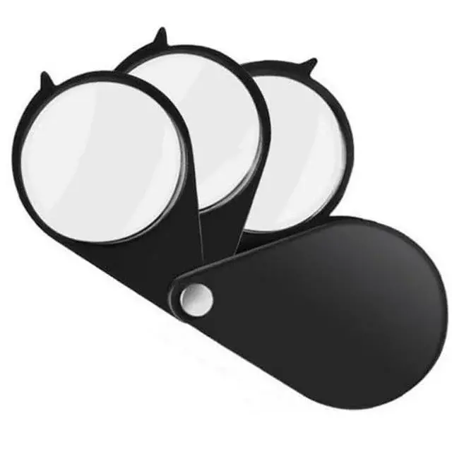 PM-6585 Katlanır 30 mm Mini Cep Tipi 3’lü Büyüteç