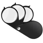 PM-6585 Katlanır 30 mm Mini Cep Tipi 3’lü Büyüteç-4