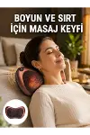 Isıtma Özellikli Derin Yoğurma Masaj Yastığı Priz & Çakmak Girişli Yeni Nesil-1