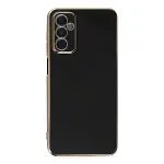 Samsung Galaxy A04S Kılıf Volet Silikon - Siyah-1