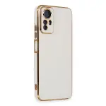 Xiaomi Redmi Note 12S Kılıf Volet Silikon - Beyaz-2