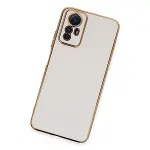 Xiaomi Redmi Note 12S Kılıf Volet Silikon - Beyaz-3