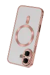 Apple iPhone 16 Kılıf Kross Magneticsafe Kapak - Rose-3