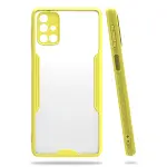 Samsung Galaxy M31S Kılıf Platin Silikon - Sarı-3