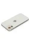 Apple iPhone 12 Mini Renkli Kamera Lens Koruma Cam - Sarı-Turuncu-2