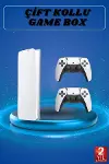 3D Çift Oyun Kollu 4K HD Ekran Nostaljik 20.000 Oyunlu Beyaz Game Box Yeni Nesil-2