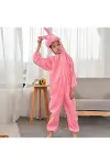 Çocuk Tavşan Kostümü Pembe Renk 2-3 Yaş 80 Cm-3