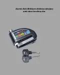 Güvenlik Sensörlü Alarmlı Disk Kilidi Motosiklet ve Bisiklet İçin-4