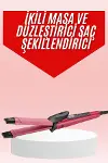 Saç Şekillendirici Düzleştirici ve Maşa Özellikli Şekillendirici Serak Kaplama-1