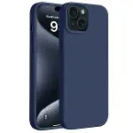 Apple iPhone 15 Kılıf First Silikon - Lacivert-3