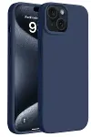 Apple iPhone 15 Kılıf First Silikon - Lacivert-1