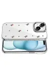 Apple iPhone 14 Fiyonk Desenli Kapak - Desen 6-3