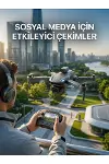 Katlanabilir Profesyonel Görünümlü Kamera Drone-1
